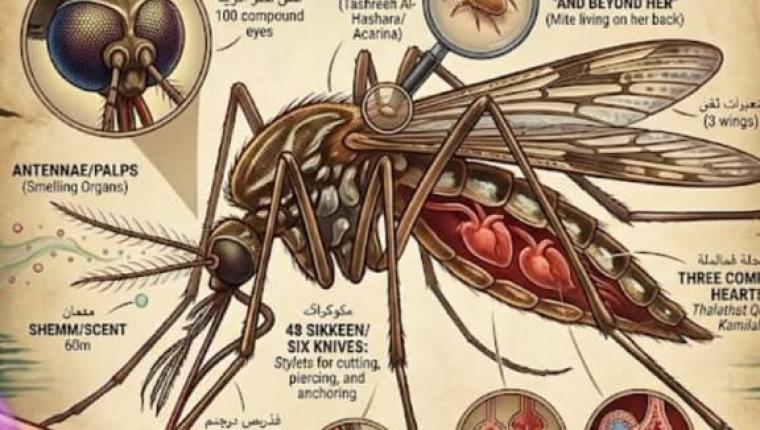 عندما ضرب الله مثلاً بالبعوضة تعجب الكافرون