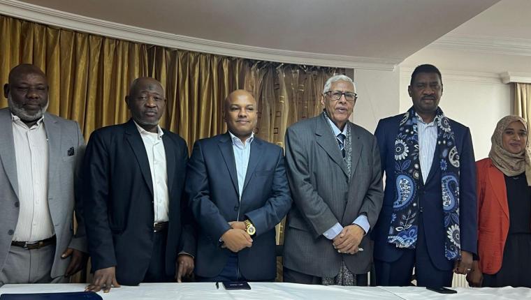 تهنئة بمناسبة انتخاب المكتب التنفيذي الجديد للجالية السودانية بأنقره