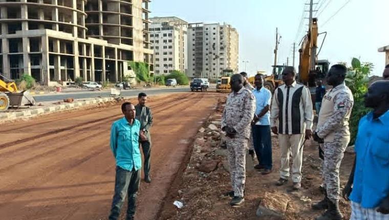 والى الخرطوم يقف على عودة خدمات الصحة والطرق بوسط الخرطوم