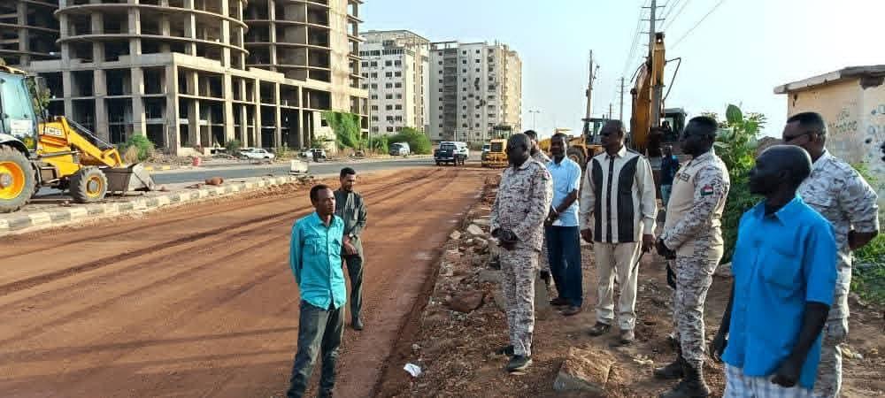 والى الخرطوم يقف على عودة خدمات الصحة والطرق بوسط الخرطوم
