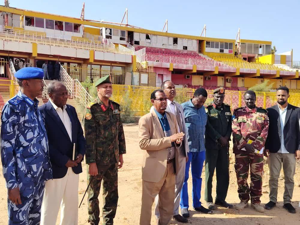 اللجنة العليا لتأهيل ملاعب الخرطوم تقف على حجم الأضرار باستادي الهلال والمريخ